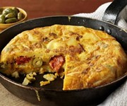 Spanish tortilla with Spanish olives and chorizo recipe